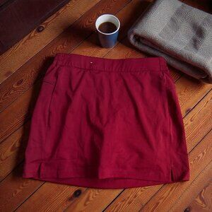 LADY HAGEN Burgundy Golf Pickleball Tennis Active Skort Size Medium